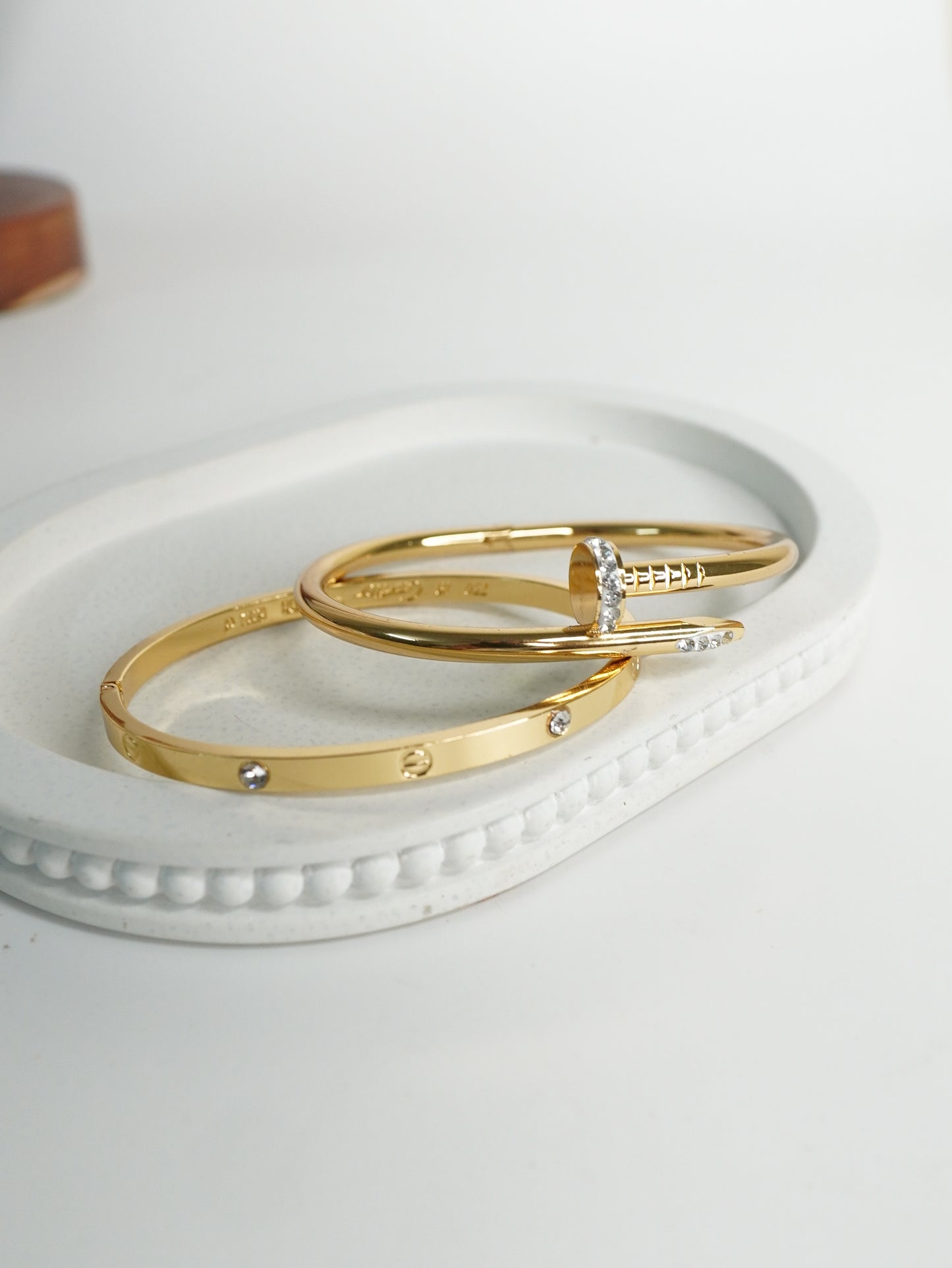 The Power Pair – Nail & Stud Bangles