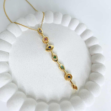 Celestia Navratna Necklace