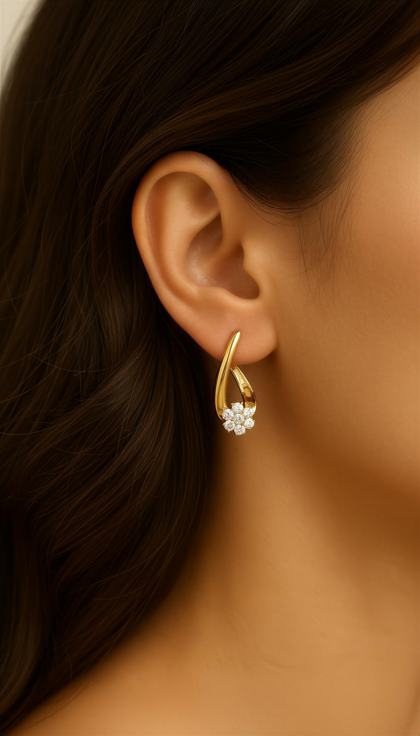 Teardrop Bloom Earrings