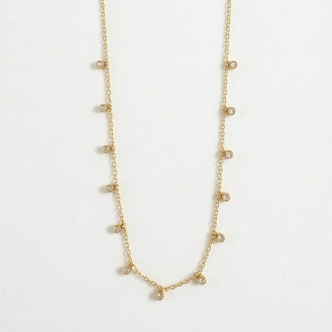 Celeste Stardust Drop Necklace