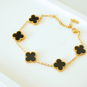 Ashara Midnight Clover Bracelet