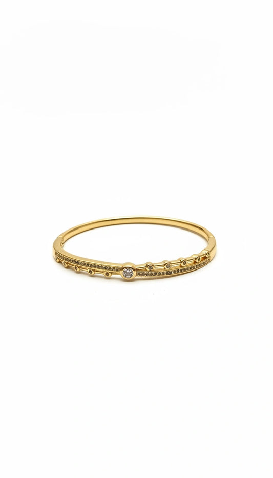 Stellar Orbit CZ Bangle Bracelet
