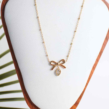 Bow Elegance Gold-Plated Bracelet