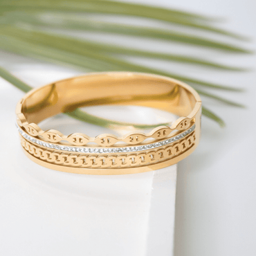 Regalia Scallop Edge Bangle Bracelet