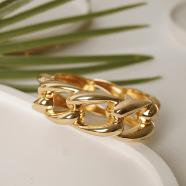 Ashara Golden Link Luxe Bracelet