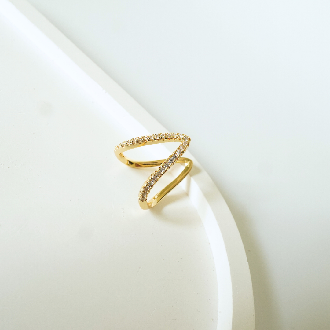 Ashara Twin Glint Ring