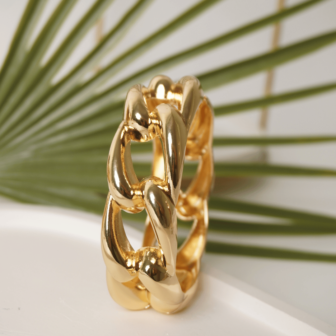 Ashara Golden Link Luxe Bracelet