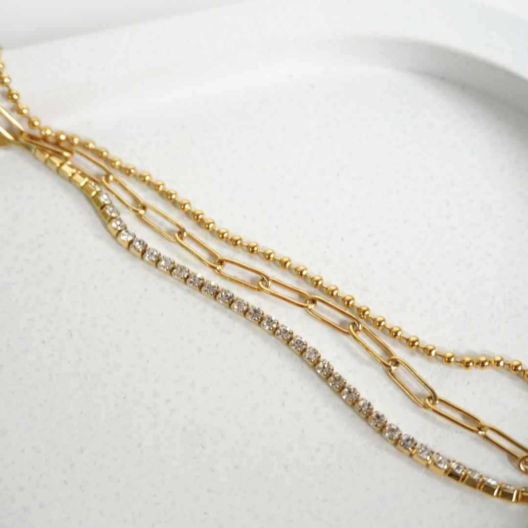 Radiance Layered Chain Bracelet