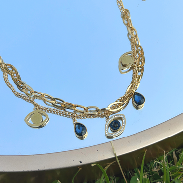 Ashara Evil Eye Charm Bracelet