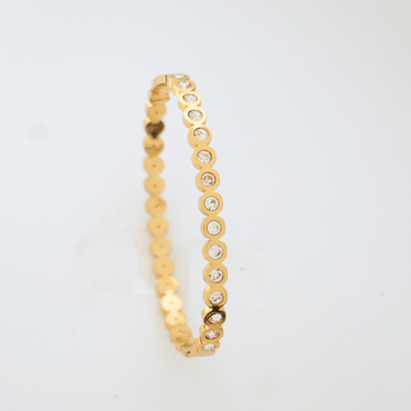 Ashara Celestial Glow CZ Bangle