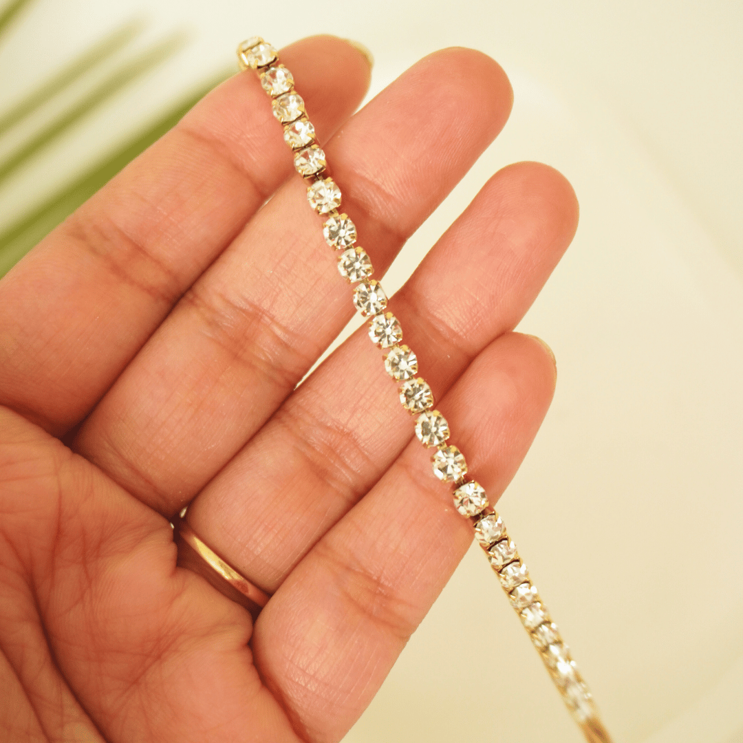 Eterna Tennis Bracelet – 18K Gold-Plated