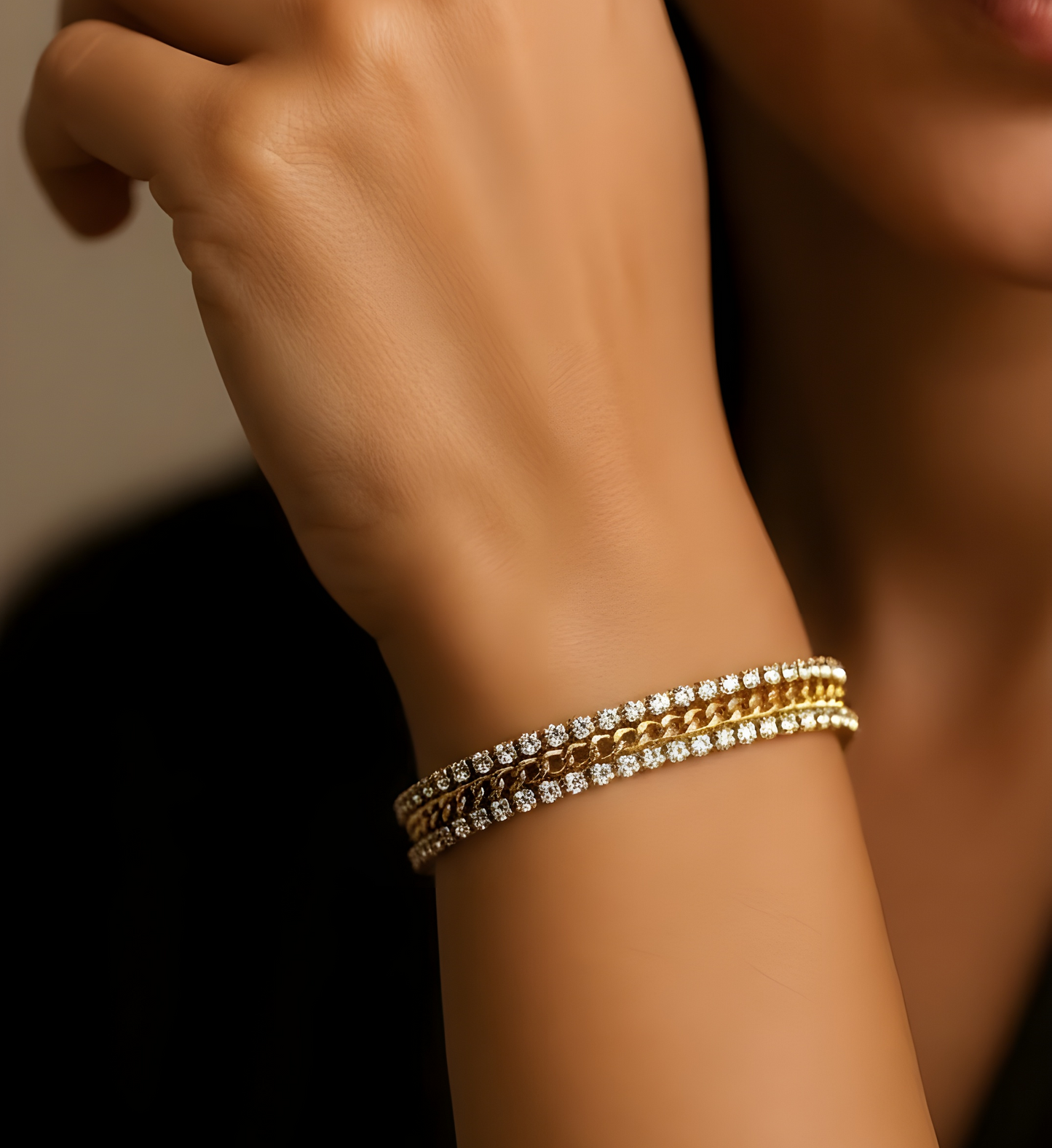 Lustra Triple Tennis Bracelet