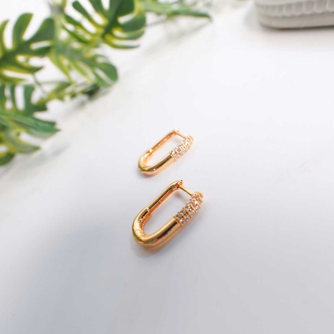 Aria Edge Hoop Earrings