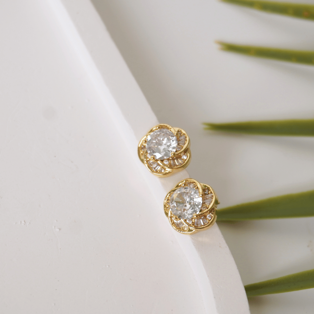 Ashara Eternal Bloom Stud Earrings