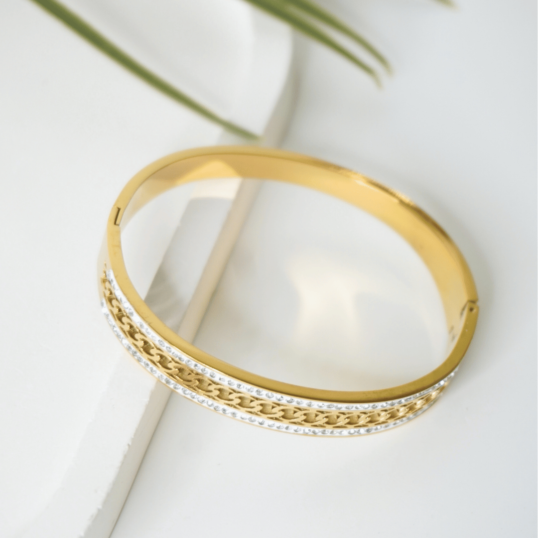 Eterna Luxe Chain Bangle Bracelet