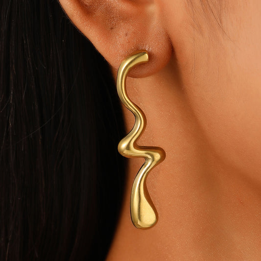 Ashara Aurora Wave Drop Earrings