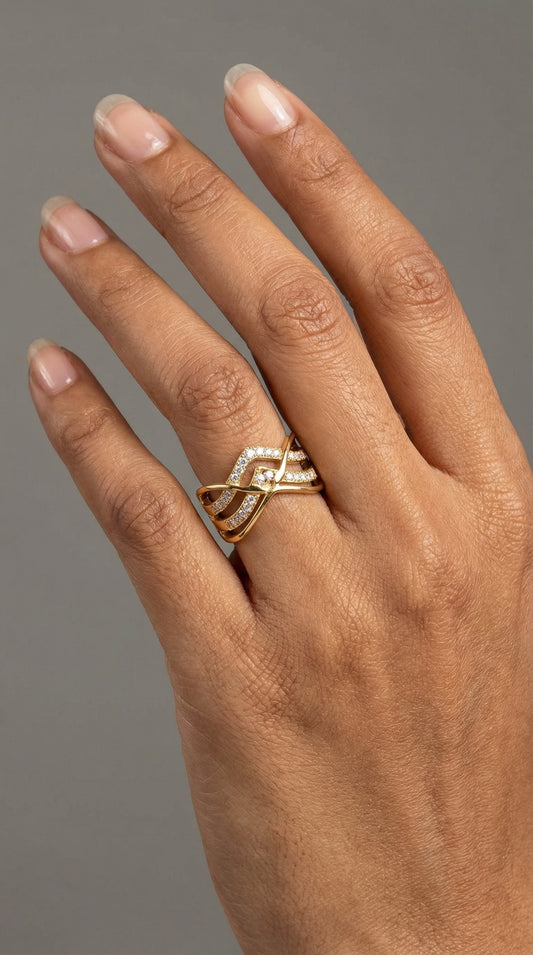 Elara Twist Ring