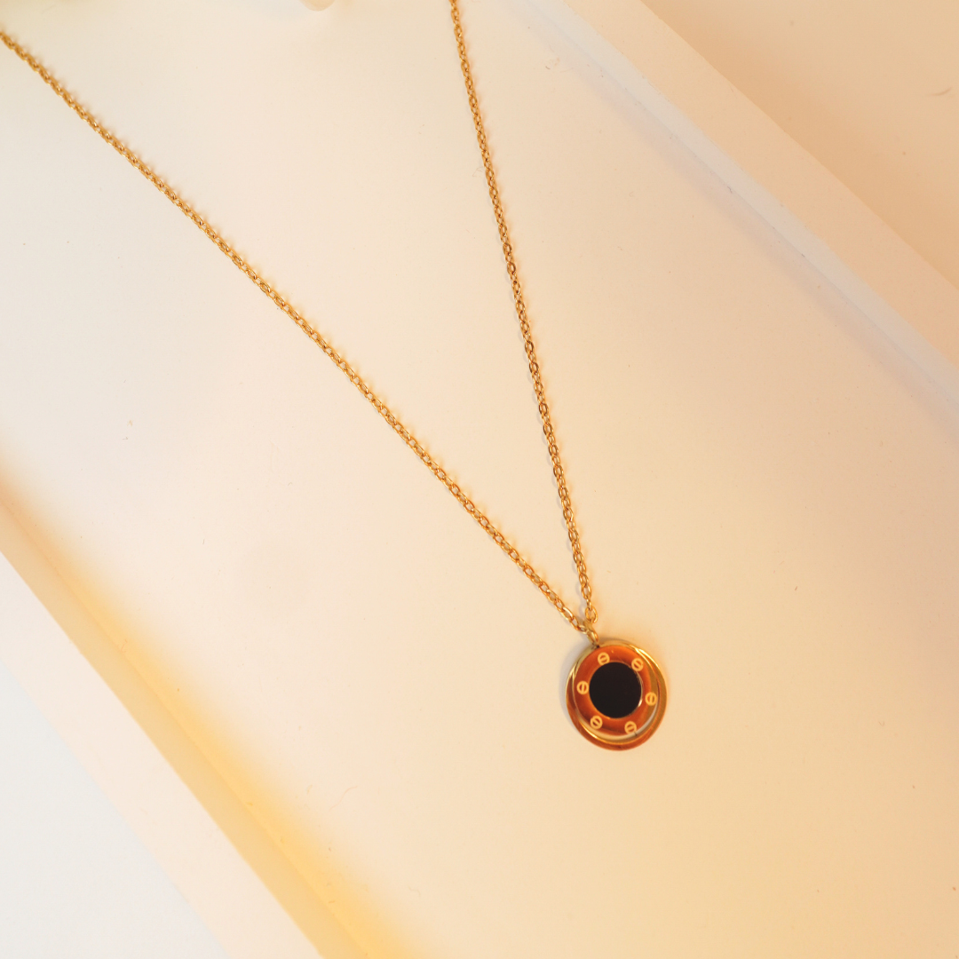 Ashara Eclipse Medallion Necklace