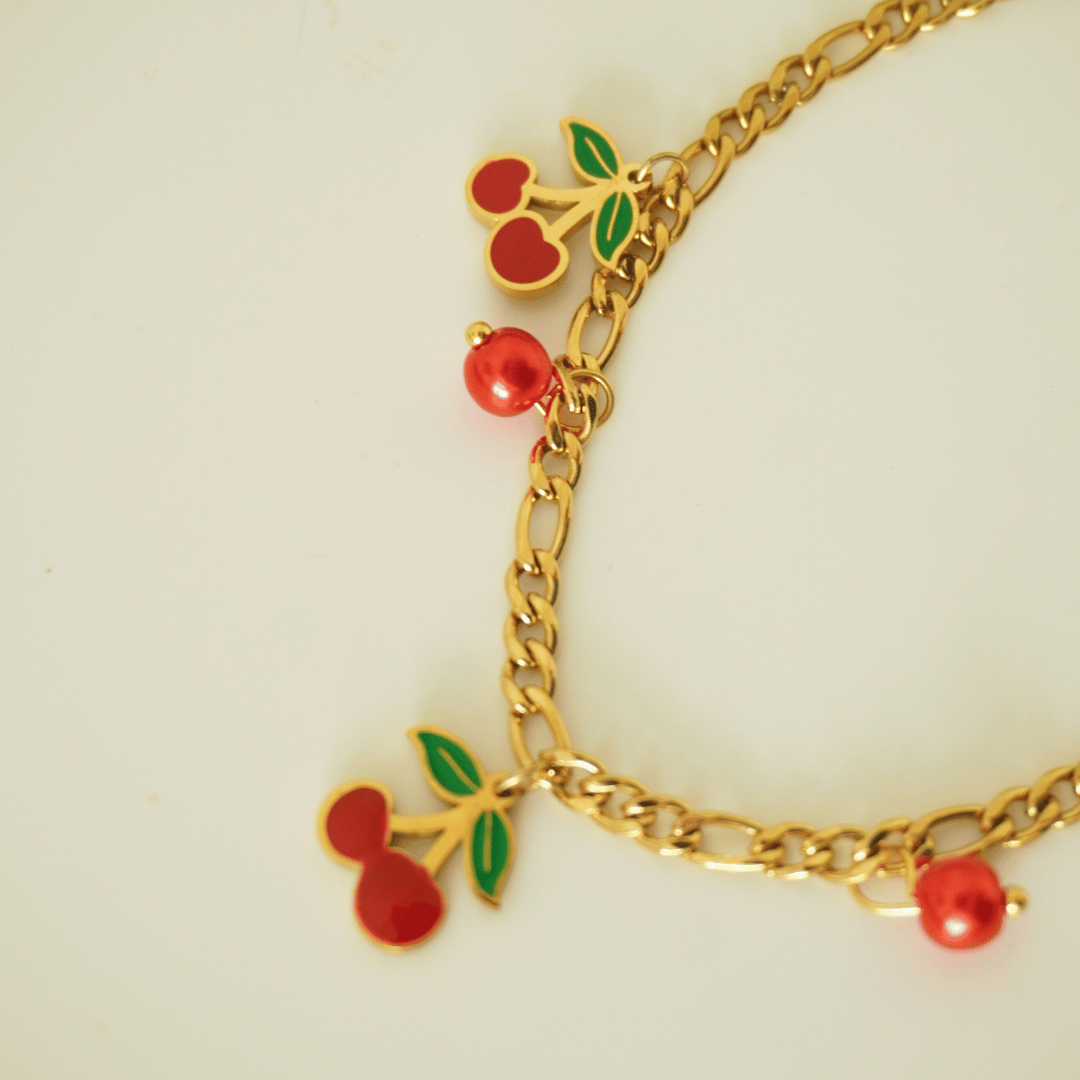 Ashara Cherry Charm Bracelet