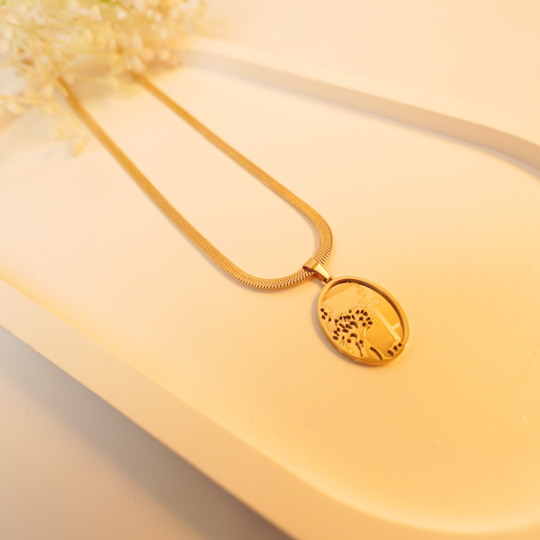 Ashara Melted Loop Necklace
