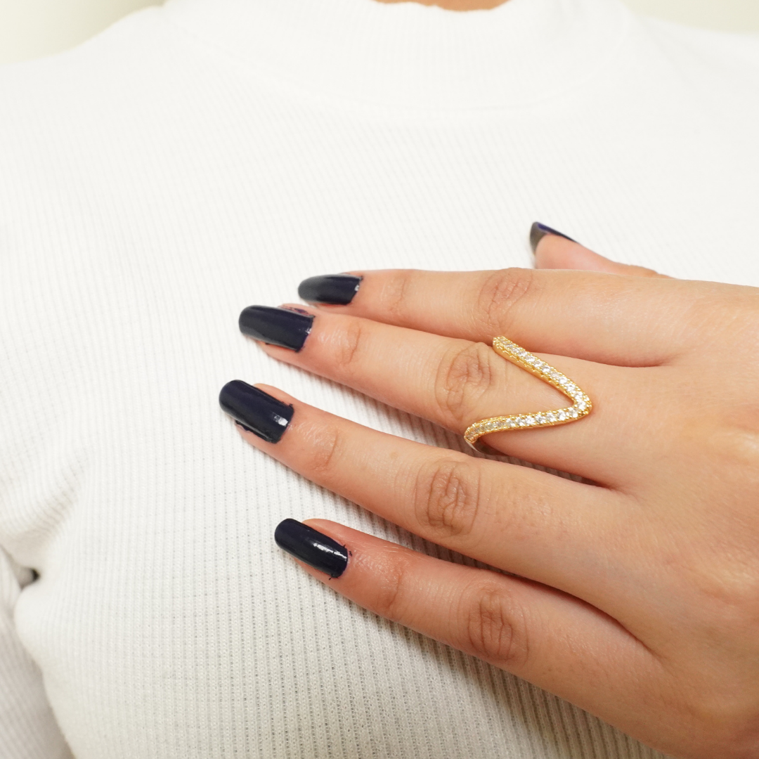 Ashara Twin Glint Ring