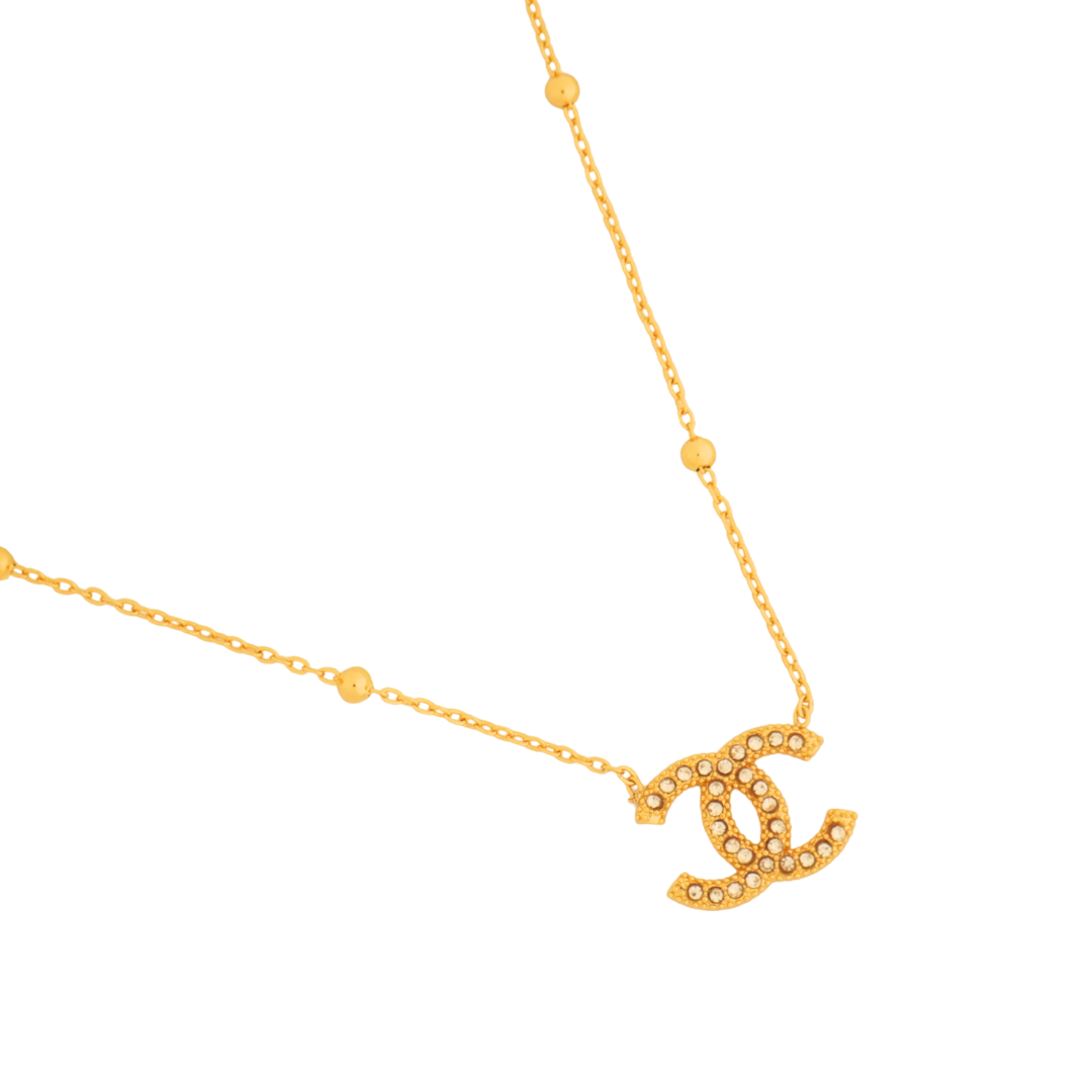 Ashara Crystal Luxe Interlink Pendant Necklace