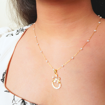 Ashara Crystal Bloom Pendant Necklace