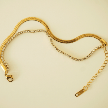 Ashara Serpentine Shine Bracelet