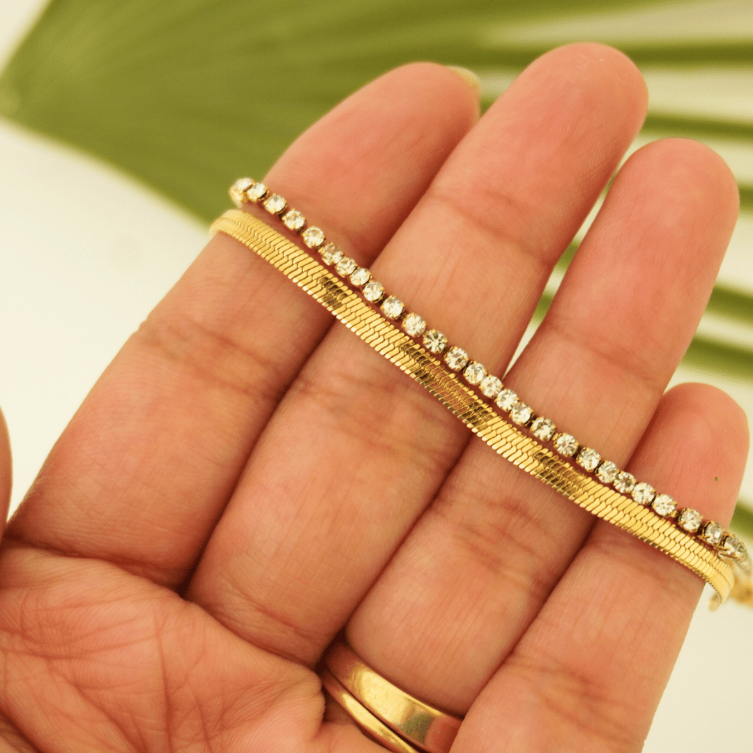 Ashara Serpentine Shine Bracelet