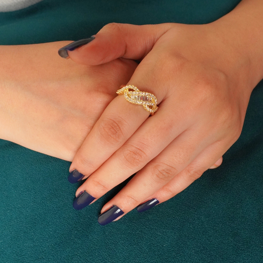 Golden Mirage Ring
