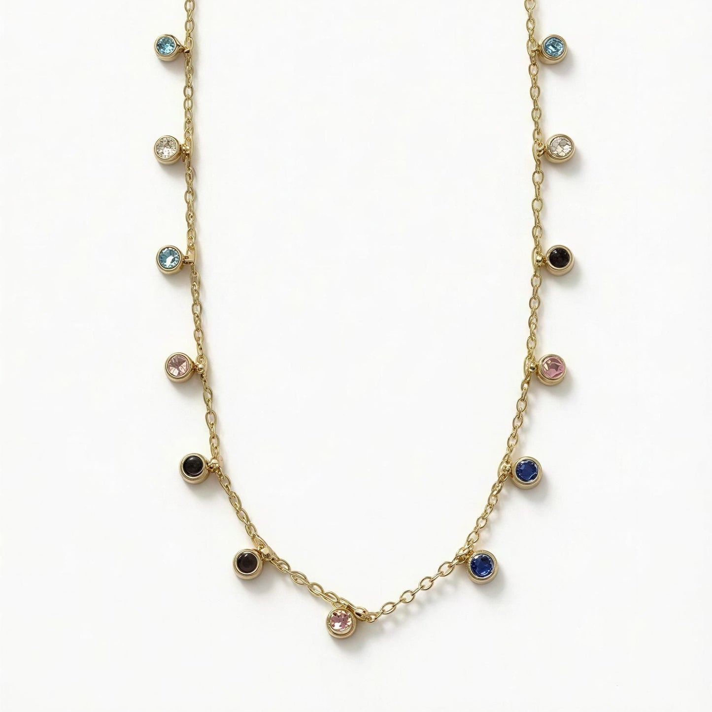 Navya Rainbow Charm Necklace