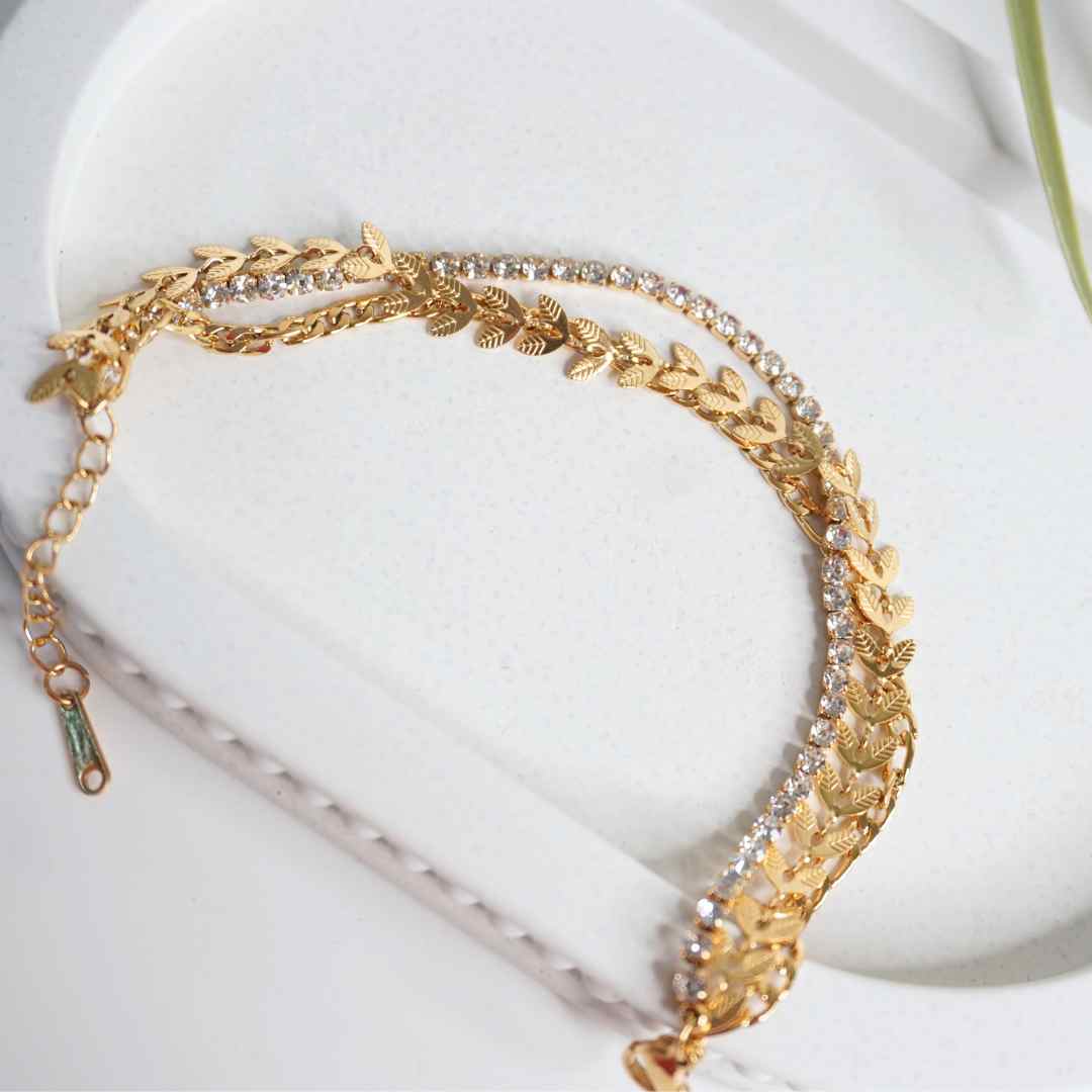 Eternal Hearts Diamond-Cut Bracelet