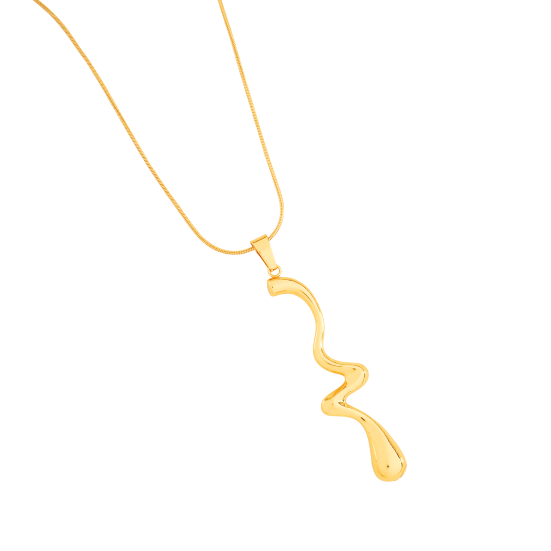 Ashara Molten Flow Pendant Necklace