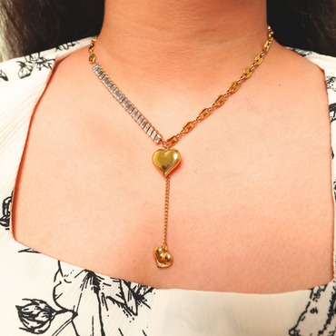 Ashara Hearts Entwined Statement Necklace