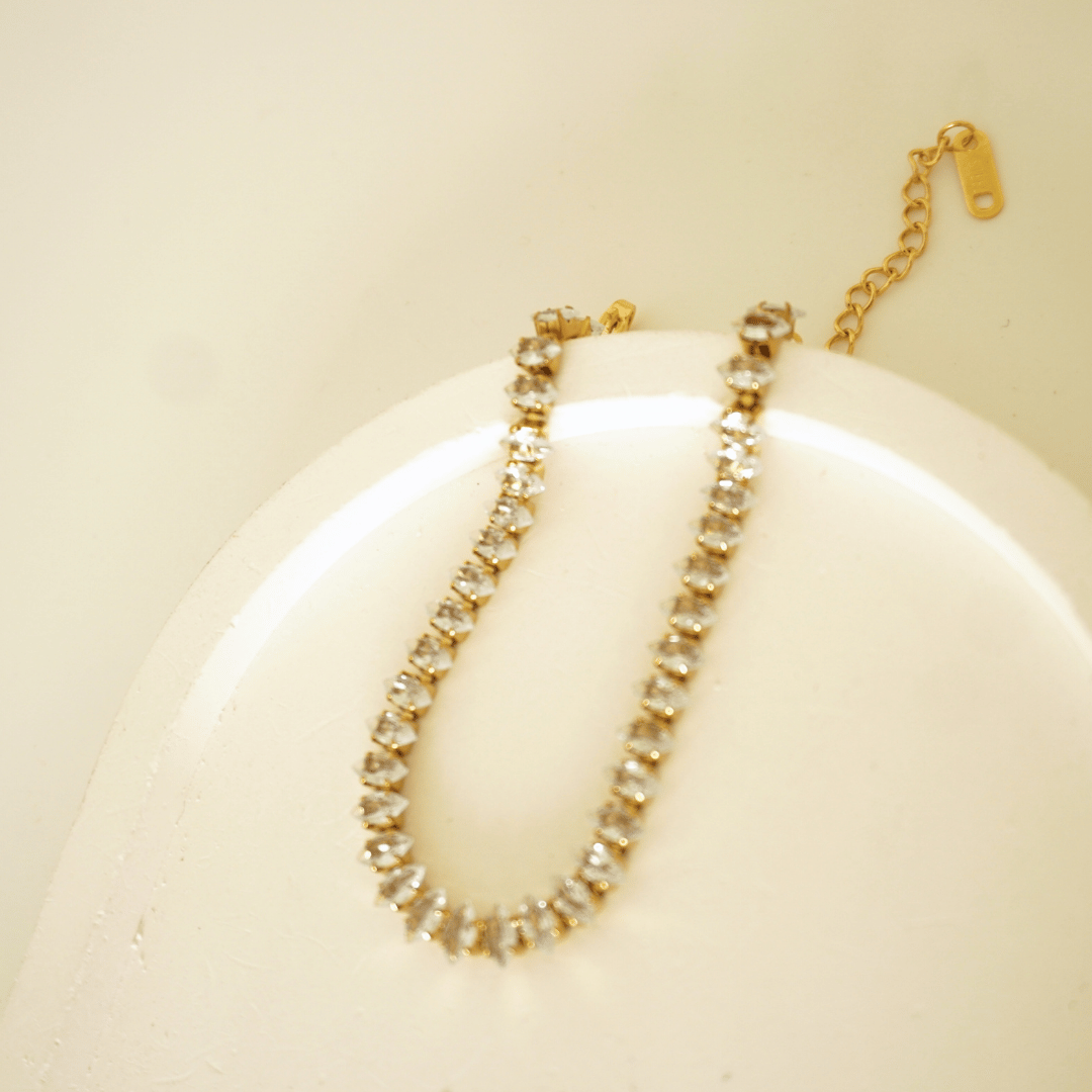 Ashara Oval Elegance Tennis Bracelet