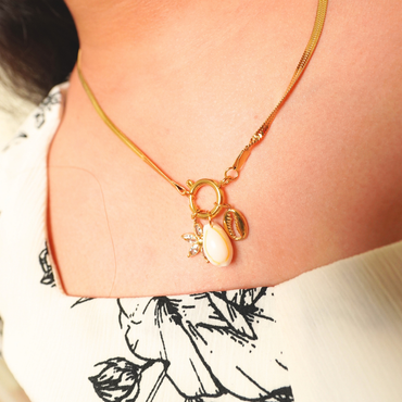 Ashara Coastal Bloom Charm Necklace