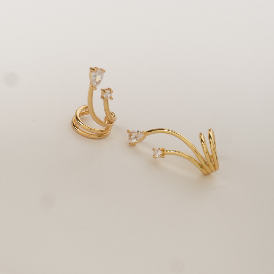 Stellar Orbit Cuff | No Piercing Ear Cuff | Ashara Jewels