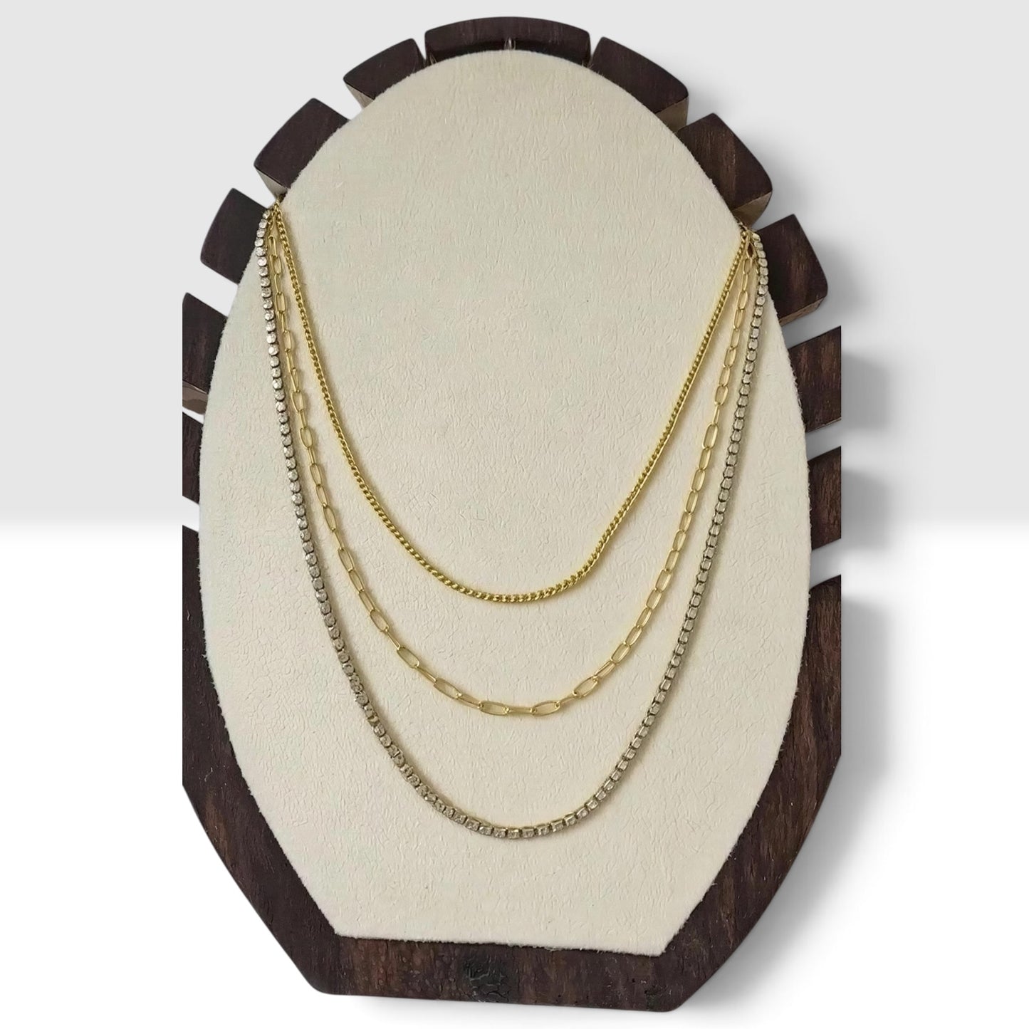 Elara Luxe Triple Layer Necklace