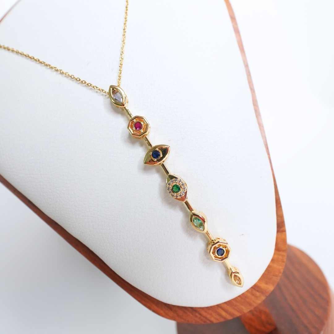 Celestia Navratna Necklace