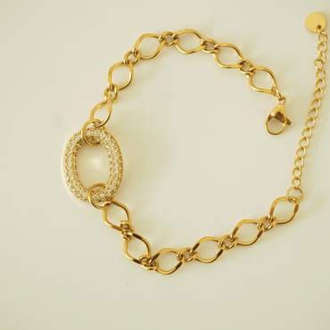 Ashara Lara Oval Glow Bracelet