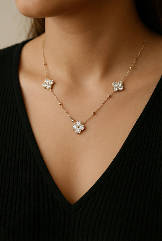 Bloom Radiance Floral Necklace