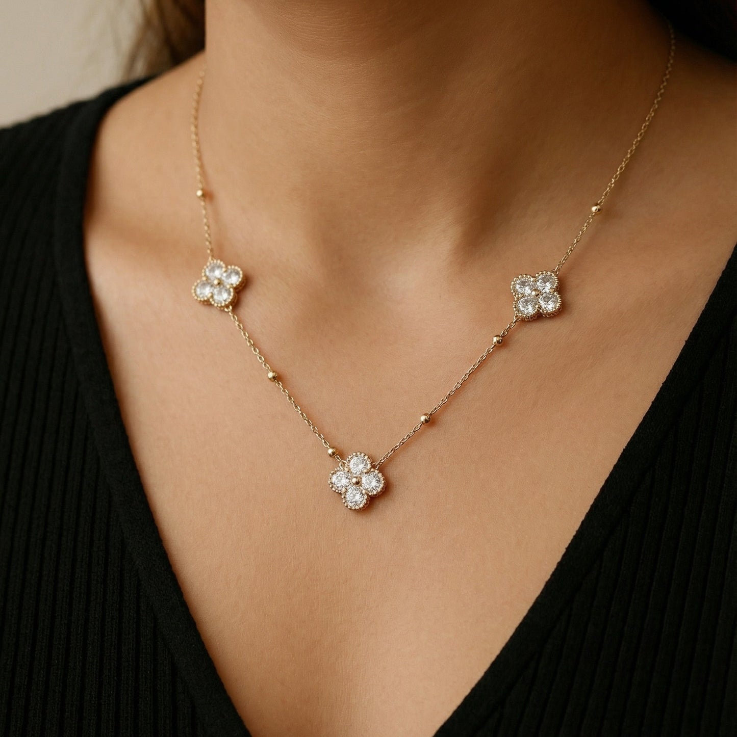 Bloom Radiance Floral Necklace