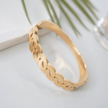 Bold Link Luxe Bangle Bracelet