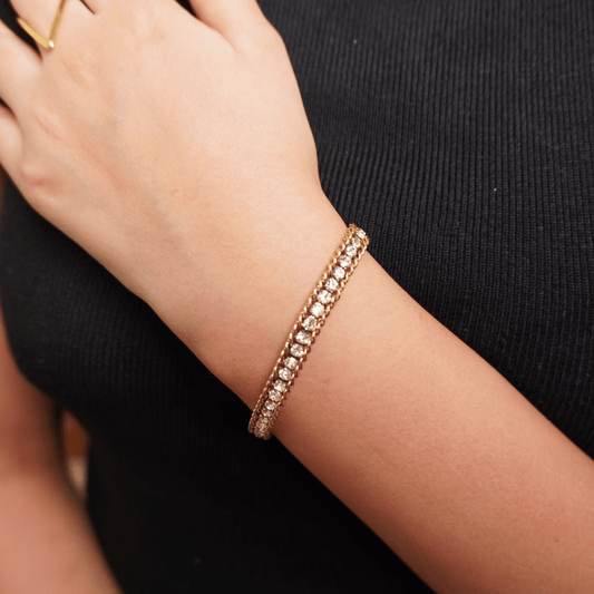 Ashara Crystal Luxe Chain Bracelet