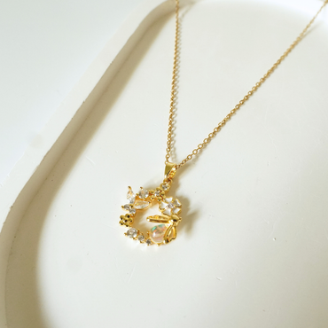 Ashara Golden Meadow Pendant Necklace