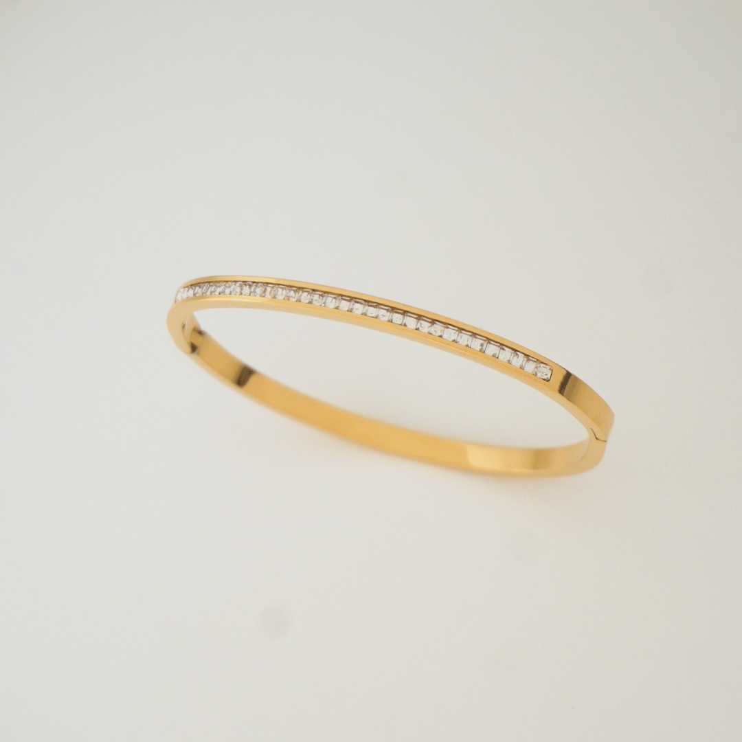 Ashara Radiant Line CZ Bangle