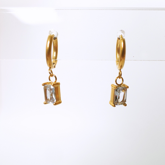 Ashara Gleam Bar Drop Hoops