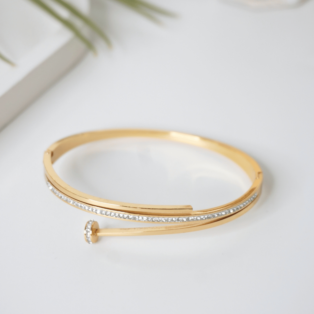 Ashara Dual Band Crystal Bracelet-Regular & Tiny Size