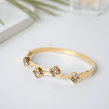 Ashara Crystal Square Bracelet