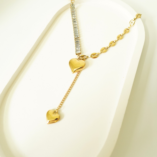 Ashara Hearts Entwined Statement Necklace